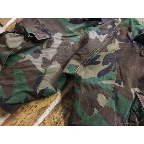 US.Army Rebuild WoodLand Camo Slim Shorts Size:34x00