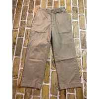 1960's  US.Army  Khaki Trousers Zipper Fly Size:30x28