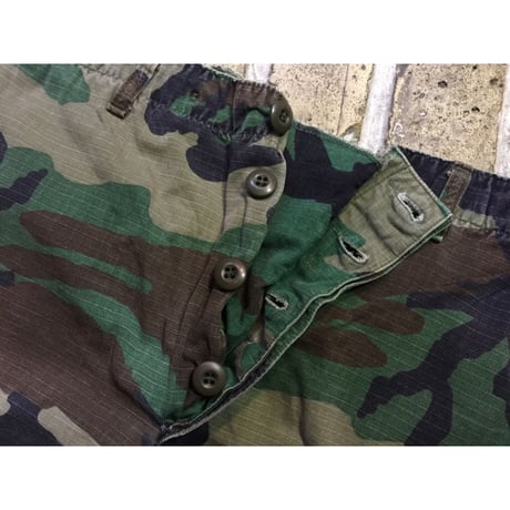 US.Army Rebuild WoodLand Camo Slim Shorts Size:34x00