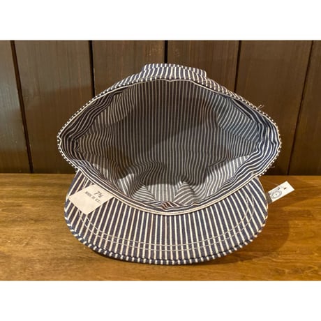 Vintage Hickory RailRoad Cap Size:7-1/2