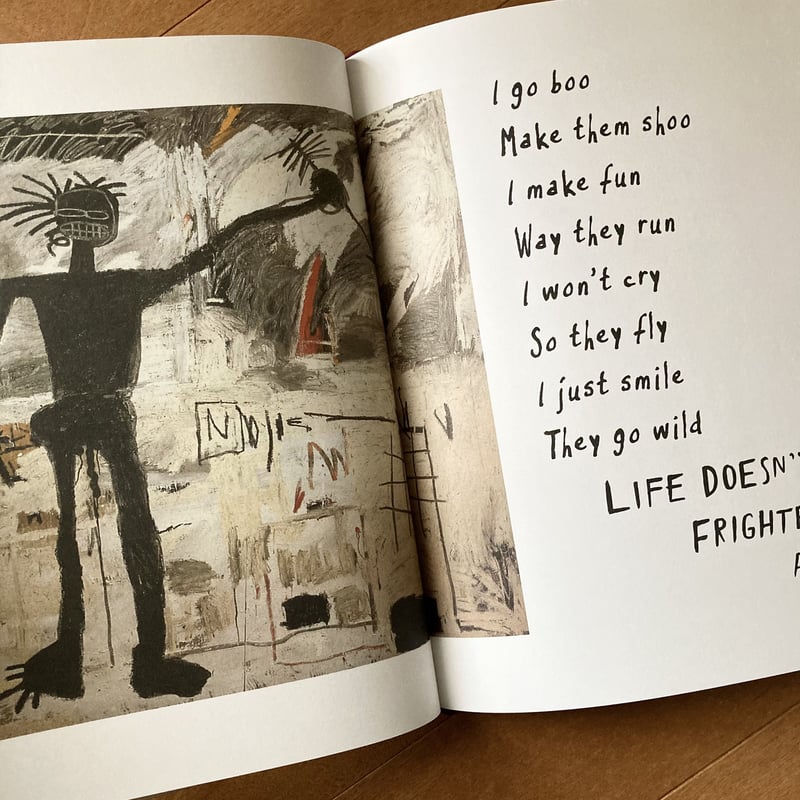 マヤ・アンジェロウ バスキア Life Doesn't Frighten Me 古書古本 dessin: JEAN-MICHEL BASQUIAT: LIFE DOESN'T FRIGHTEN ME
