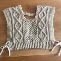 ARAN VEST　ダウンロードパターン