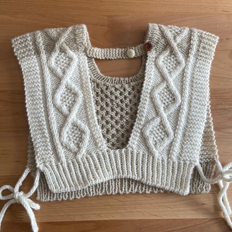 ARAN VEST　ダウンロードパターン