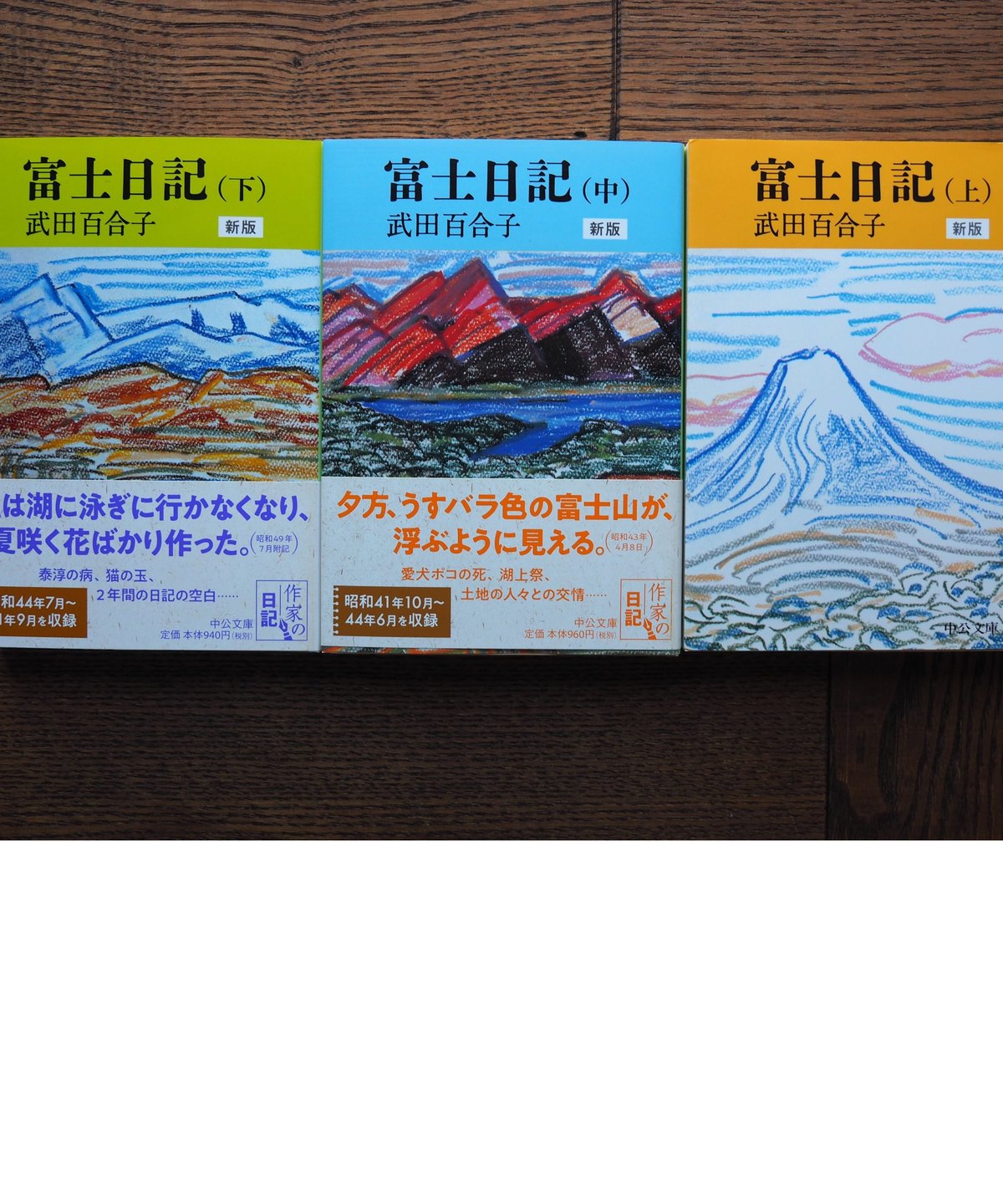 富士日記 新版 全三巻(上中下) | 橙書店 WEB SHOP 富士日記 新版 全三巻(上中下) | 橙書店 WEB SHOP