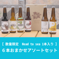 6本おまかせアソートセット（Head to sea 1本入り）