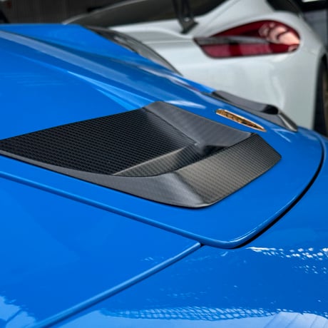 992GT3用フロントボンネット　カーボンフェアリング