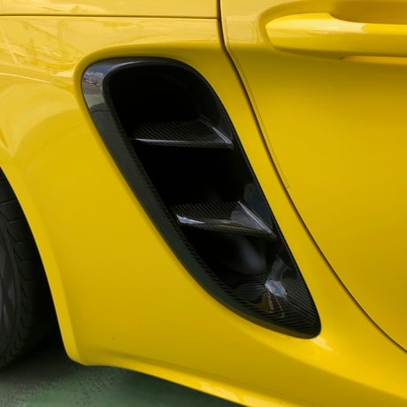 718系用カーボンサイドエアインテークカバー