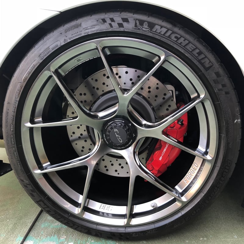 BBS 20インチ FI-Rホイールセット 991前期／後期GT3サイズ ダイヤモンドシルバ...