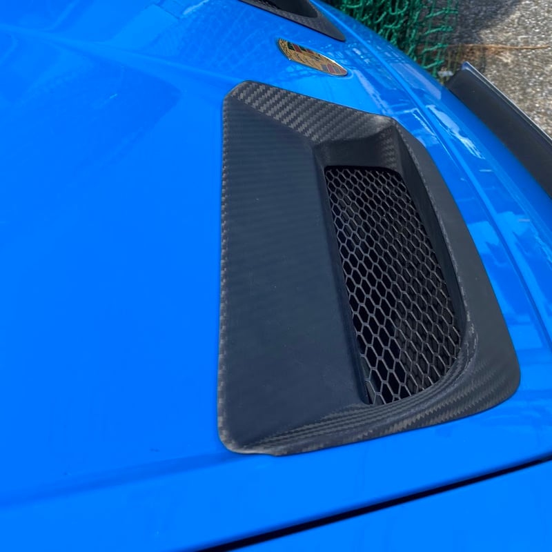 992GT3用フロントボンネット カーボンフェアリング | クレフモーター