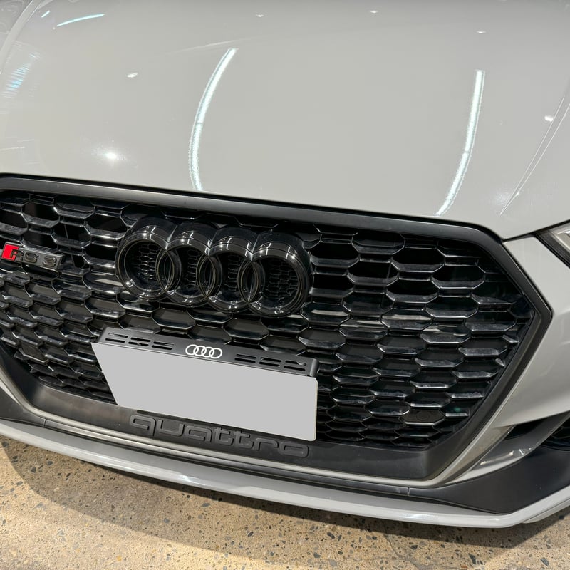 オリジナル・角度調整式フロントナンバーステー 【国産車／外国車用