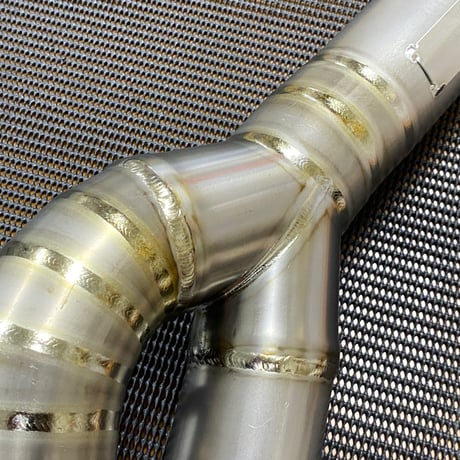 I.code(アイコード)製　718GT4 /スパイダー/ GTS4.0 用　チタン リンク パイプ 　1.5kg×2