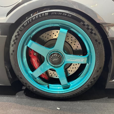 992GT3-RS用アドバンレーシング・GTホイール　センターロック  レーシングターコイズブルー