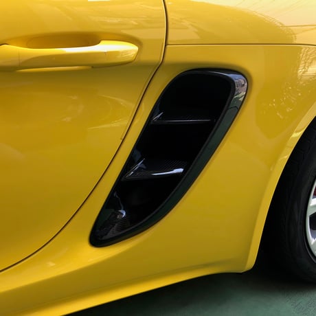 718系用カーボンサイドエアインテークカバー