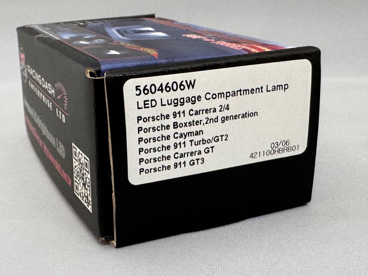レーシングダッシュ製 LEDラゲッジランプ 5604606W ポルシェ964～997