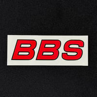 BBSホイール　リムステッカー　CL-LR 　赤黒フチ