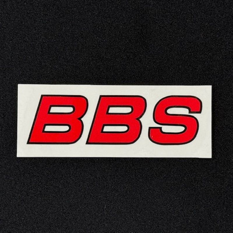 BBSホイール リムステッカー CL-LR 赤黒フチ | クレフモータースポーツ