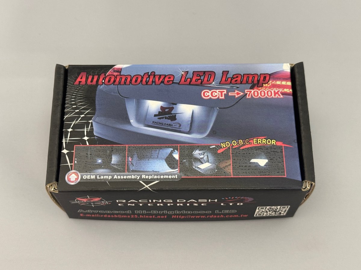 エンジェライト ラフポリッシュ レーシングダッシュ製 LEDラゲッジランプ 5604606W ポルシェ964～997