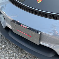 オリジナル・角度調整式フロントナンバーステー　718系用　Aタイプ　黒アルマイト