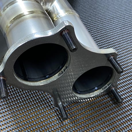 I.code(アイコード)製　718GT4 /スパイダー/ GTS4.0 用　チタン リンク パイプ 　1.5kg×2