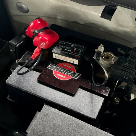 981ケイマンGT4／ボクスタースパイダー用超軽量SHORAIリチウムイオンバッテリー＆アルミステーSET