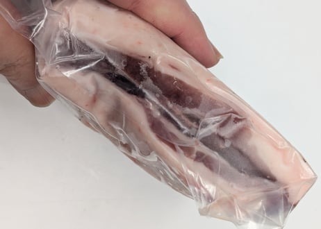 野生の猪肉　脂ほどほどバラ450gメス【冷凍】