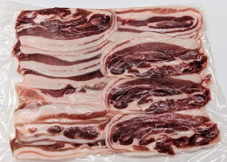 野生の猪肉　脂ほどほどバラスライス３００g【冷凍】