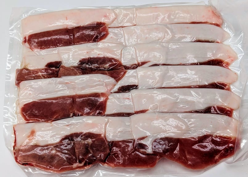 野生の猪肉 脂しっかりローススライス300g【冷凍】 | 山肉デリ 鹿肉