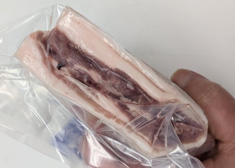 野生の猪肉　脂しっかりバラ450g メス【冷凍】