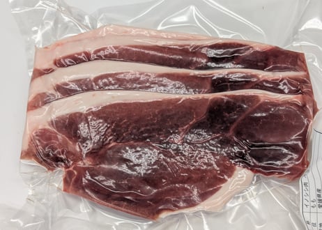 野生の猪肉　脂ほどほどモモスライス３００ｇ【冷凍】