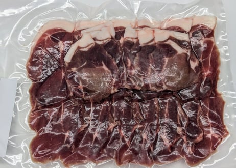 野生の猪肉　脂ほどほどカタローススライス３００ｇ【冷凍】