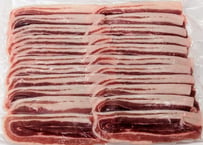 野生の猪肉　脂しっかりバラスライス３００g【冷凍】