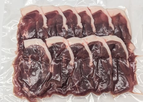 野生の猪肉　脂ほどほどカタローススライス３００ｇ【冷凍】