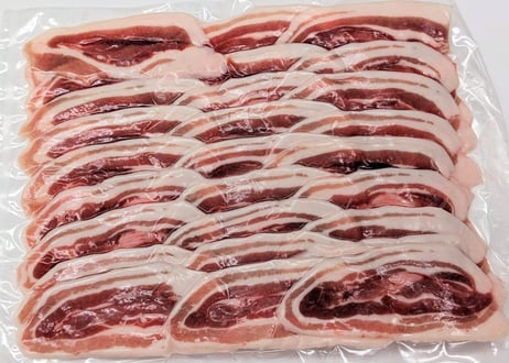 野生の猪肉　脂ほどほどバラスライス３００g【冷凍】