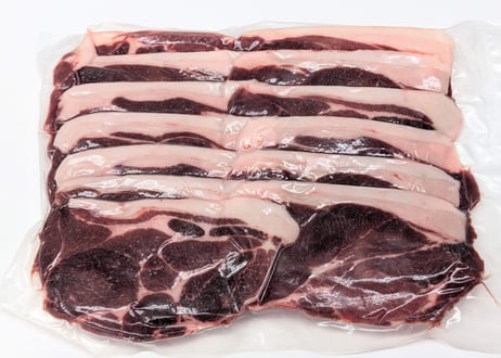 野生の猪肉　脂しっかりカタローススライス３００g【冷凍】