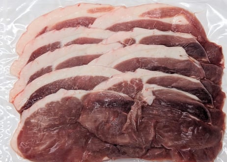 野生の猪肉　脂しっかりモモスライス３００ｇ【冷凍】