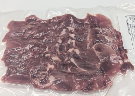 野生の猪肉　赤身切り落としスライス３００ｇ【冷凍】