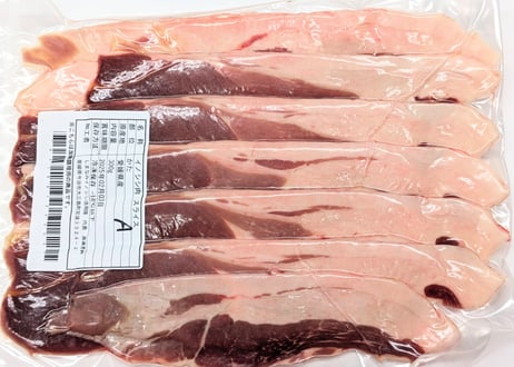 野生の猪肉　脂しっかりカタスライス３００ｇ【冷凍】