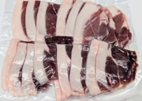 野生の猪肉　脂しっかりランプ（旧外モモ）スライス３００ｇ【冷凍】