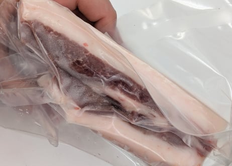 野生の猪肉　脂しっかりバラ600gメス【冷凍】