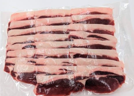 野生の猪肉　脂しっかりローススライス３００g【冷凍】