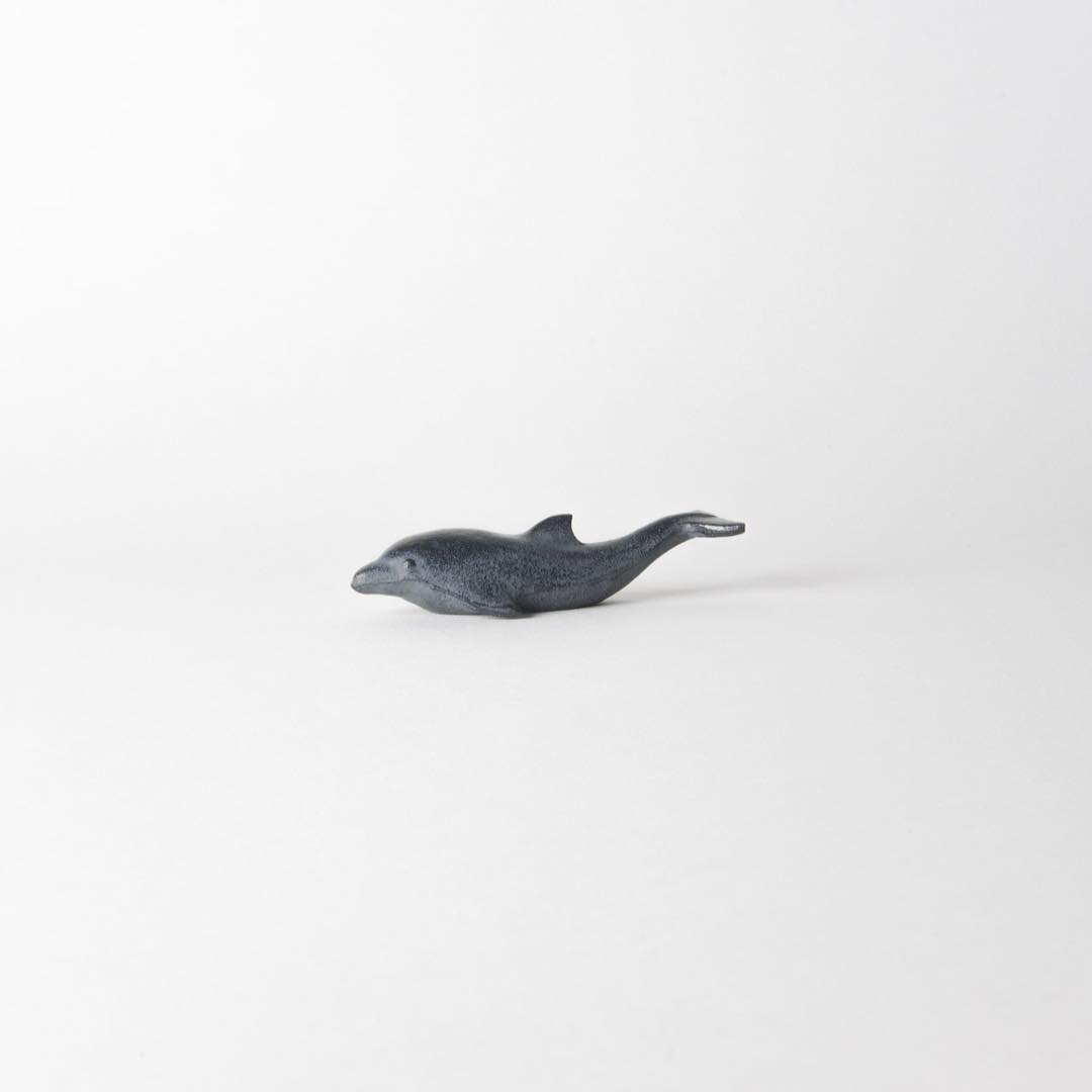 銀製イルカ 書鎮 イルカ / Dolphin Paperweight | 炭谷三郎商店