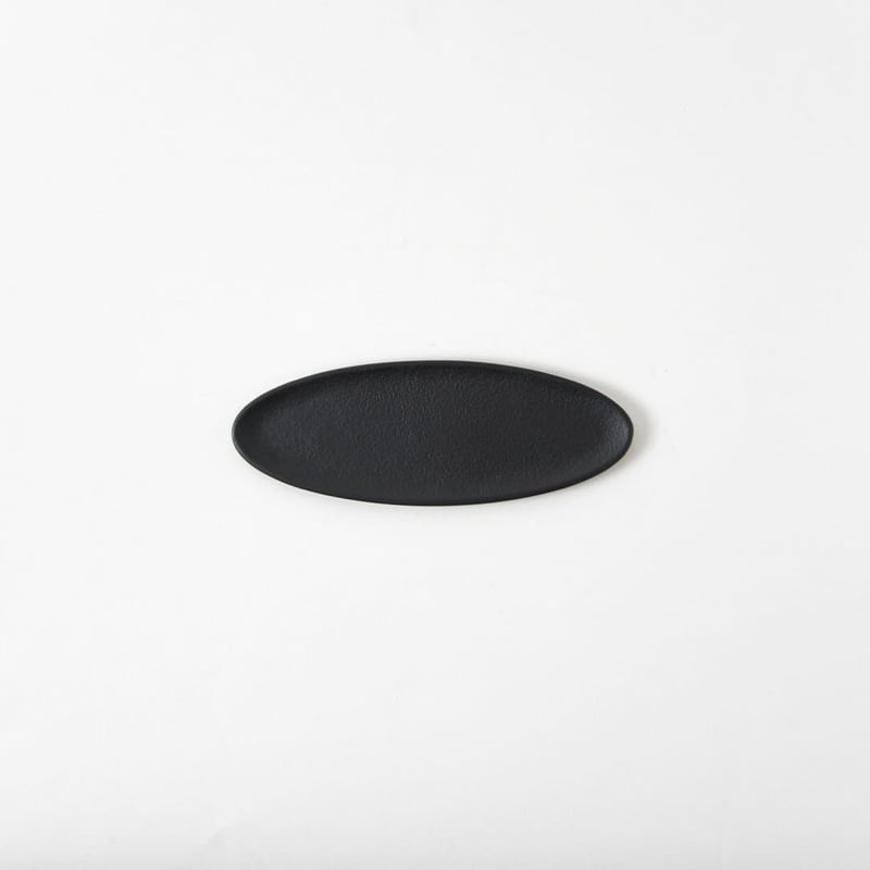 あけびのオーバルトレー♡作家様ハンドメイド オーバルトレー ブラック S / Oval Tray - black small | 炭谷三郎商店