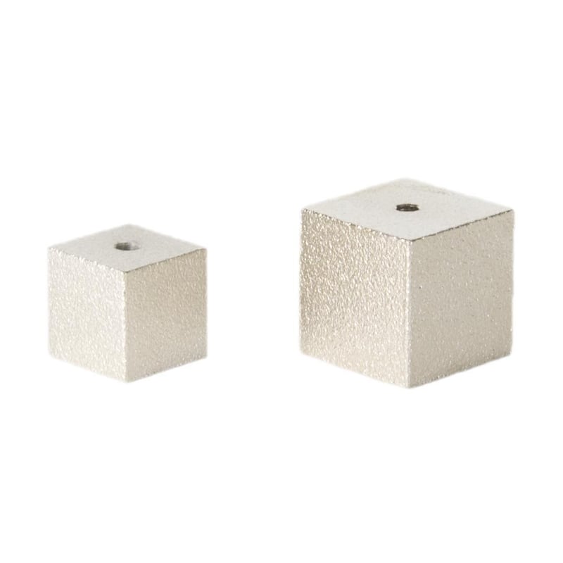 香立 キューブ シルバー S / Cube Incense Holder - silver