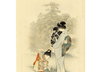 春汀　東京名所図絵 植物園