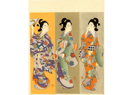 秋湖　「三美人」