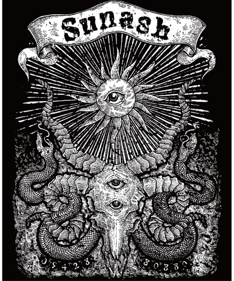 SunashxDM7WORKS-T(BLK)