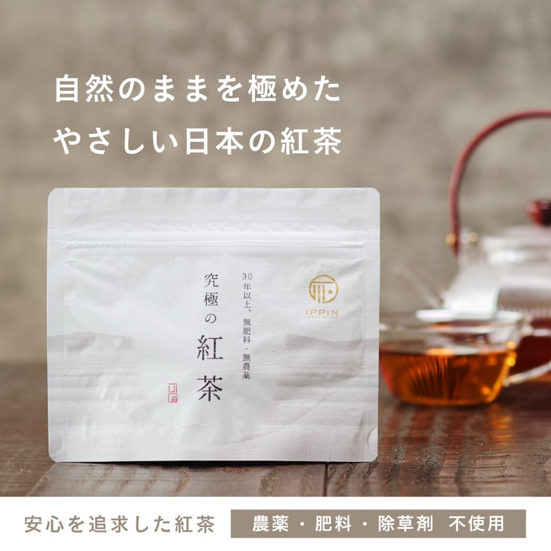 究極の紅茶（ティーバッグ・リーフ） 無肥料・無農薬 | 伊豆下田の定番