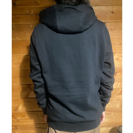 Organic cotton hoodie(black)/GREEN.LAB