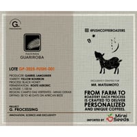 【世界限定120kg】 Yellow Bourbon - BRAZIL / Customized Process - Lot 001