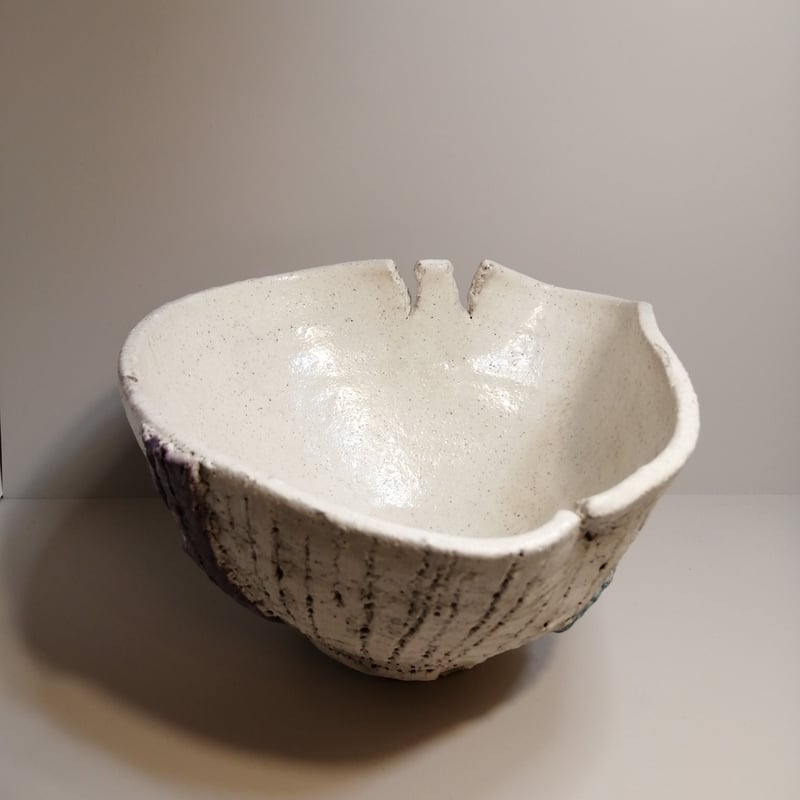 キムホノ　金憲鎬　織部鉢 キム・ホノ 織部鉢 （穴あき） - H S - online shop -